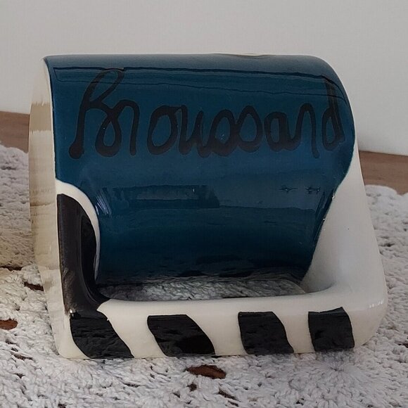 2 Hand Made Broussard, Art Studio Pottery Mugs, Hand Painted Vibrant Colors - Picture 11 of 12